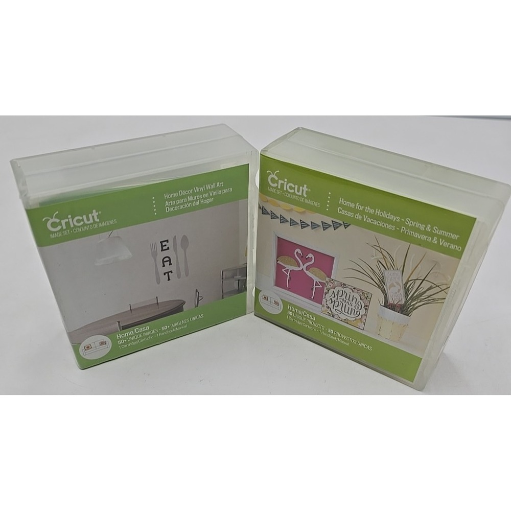 Cricut Cartridge Lot of 2 Home Decor Home for The Holidays